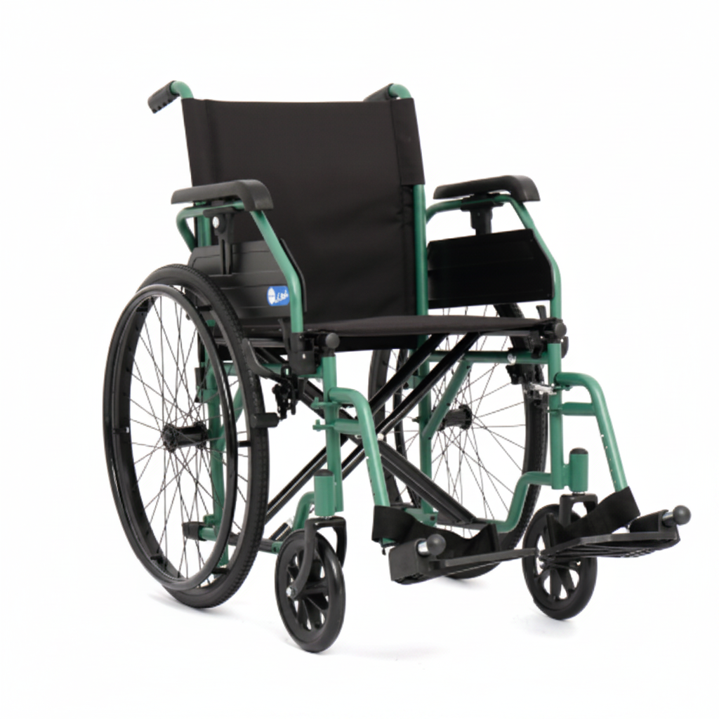 Carrozzina pieghevole ad Autospinta ARDEA One NEXT Verde - CP110V