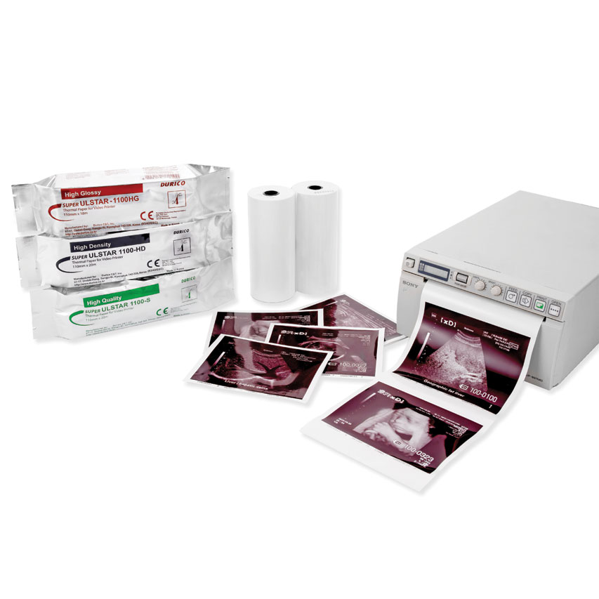 Carta ecografia DURICO compatibile SONY UPP-110HG e MITSUBISHI K91HG/KP91HG (conf. 5 rotoli)