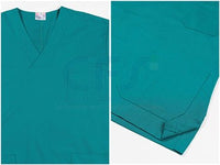 Casacca in cotone 100% GIMA - Verde con scollo a V (Unisex)