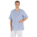 Casacca in cotone 100% GIMA - Fantasia con scollo a V (Unisex)