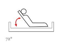 Letto da degenza TULIPANO MI100 - 1 snodo/2 sezioni