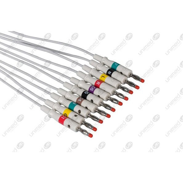 Cavo paziente ECG 10 terminazioni E10R-SH1-B/I (varie marche)