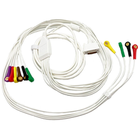Cavo paziente ECG 10 terminazioni a bottone per CARDIOLINE (originale)