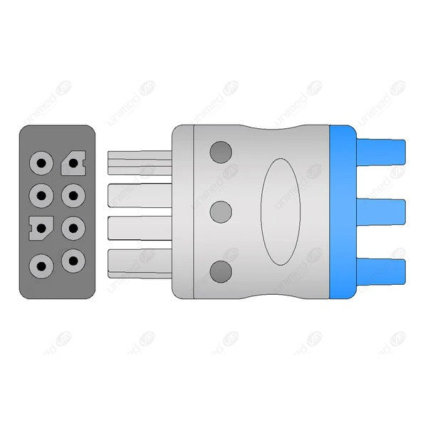 Set ECG 3 derivazioni NKB3-90P-I (varie marche)
