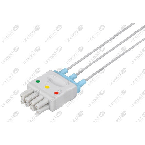 Set ECG 3 derivazioni NKB3-90P-I (varie marche)