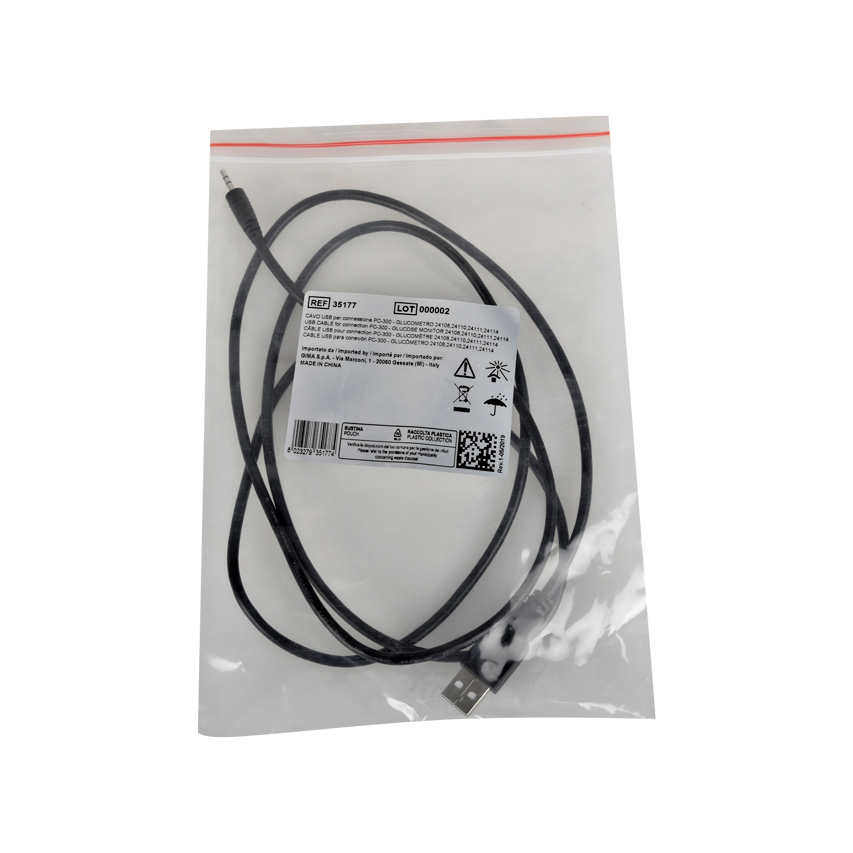 Cavo Usb per Connessione Pc-300-Glucometro - 1 Pz Cavo Usb per Connessione Pc-300-Glucometro - 1 Pz