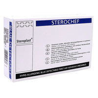 Cerotti Strips Blu DETECTABLE cm 2 X 7 (conf. 100 pz.)