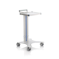 Carrello in alluminio e acciaio EOLO CI105 - Base + 1 ripiano mm 350 x 400