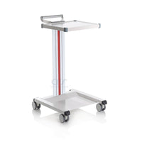 Carrello in alluminio e acciaio EOLO CI115 - Base + 1 ripiano mm 350 x 400