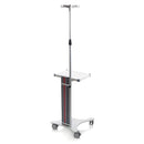 Asta da flebo in alluminio per carrelli MODULAR