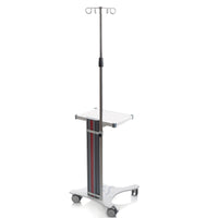 Asta da flebo in acciaio inox per carrelli MODULAR