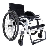 Carrozzina pieghevole superleggera ad Autospinta ARDEA  ATMOS Bianca - CL200B