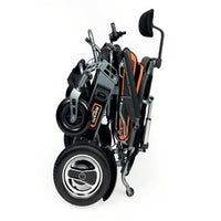 Carrozzina elettrica pieghevole reclinabile con poggiatesta MOBILITY 870
