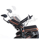 Carrozzina elettrica pieghevole reclinabile con poggiatesta MOBILITY 870