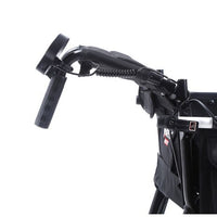 Foldable electric wheelchair with caregiver controller MOBILITY 890