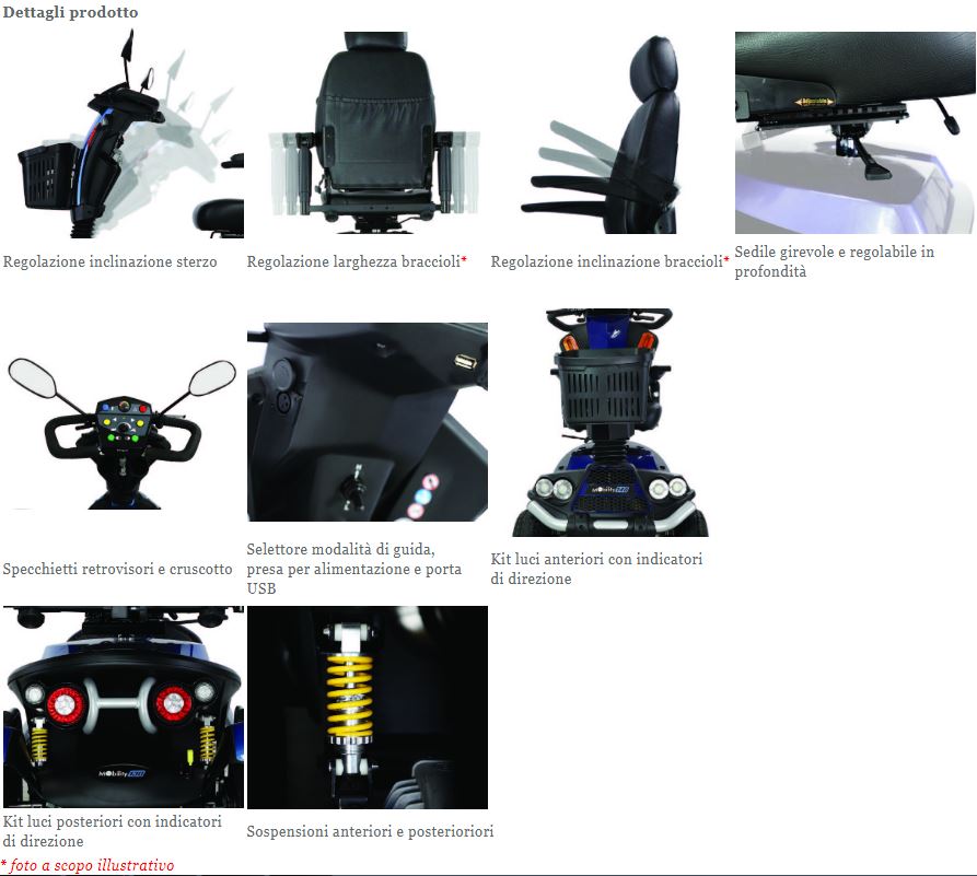 Scooter a 3 ruote Ardea Mobility CN130