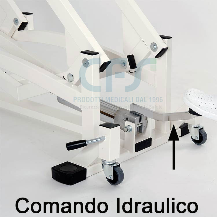 Lettino elettrico ad altezza variabile MONTELEONE - Larghezza 65 cm