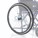 Ruote posteriori in PU Ø 60 cm CPA242 per carrozzine ARDEA Dual/Next/Start (coppia)