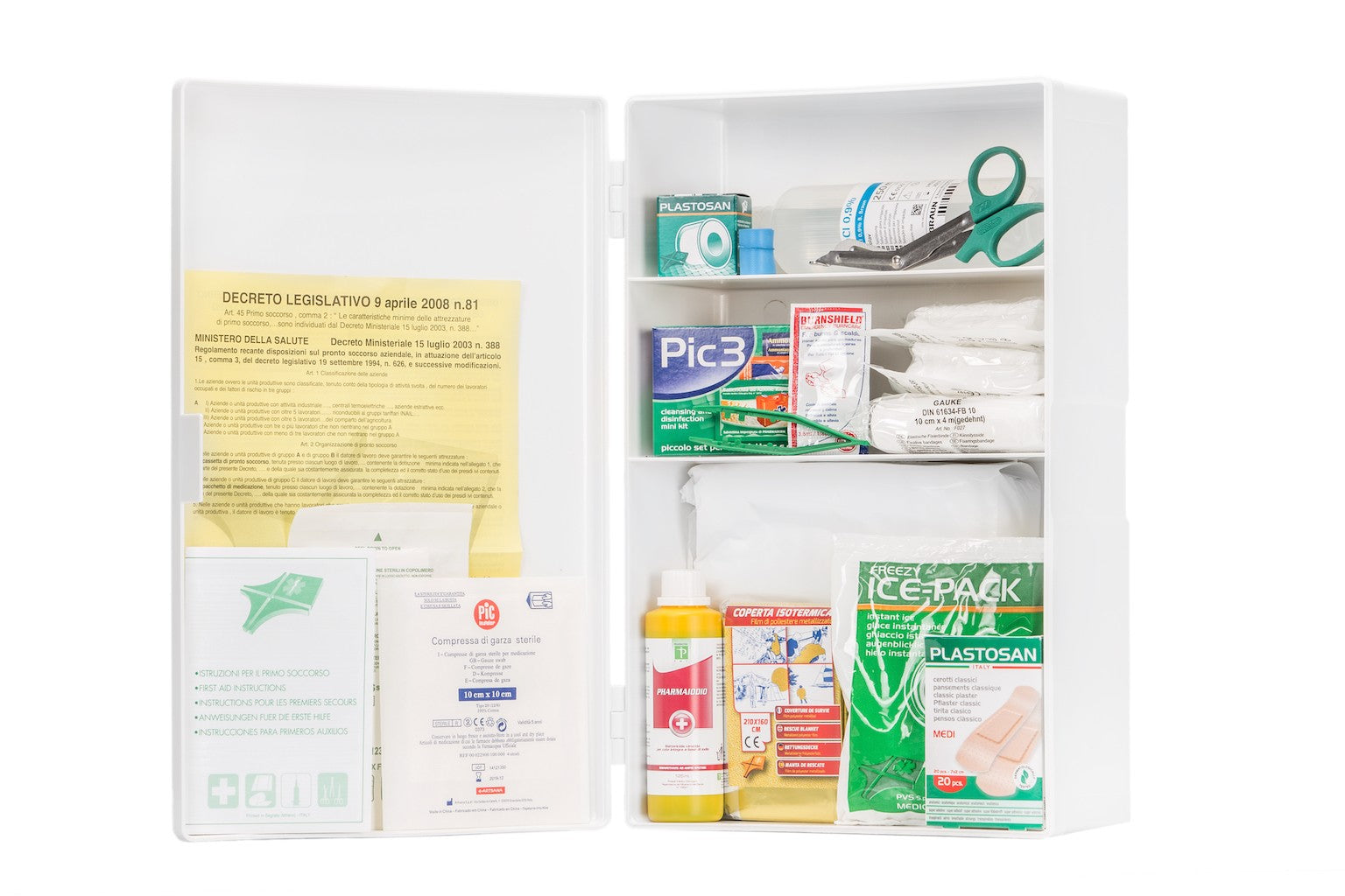 Armadietto Pronto Soccorso in ABS 100/P CPS520 - ALL. 2 MAGGIORATO