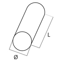Cuscino cilindrico 50x25 cm