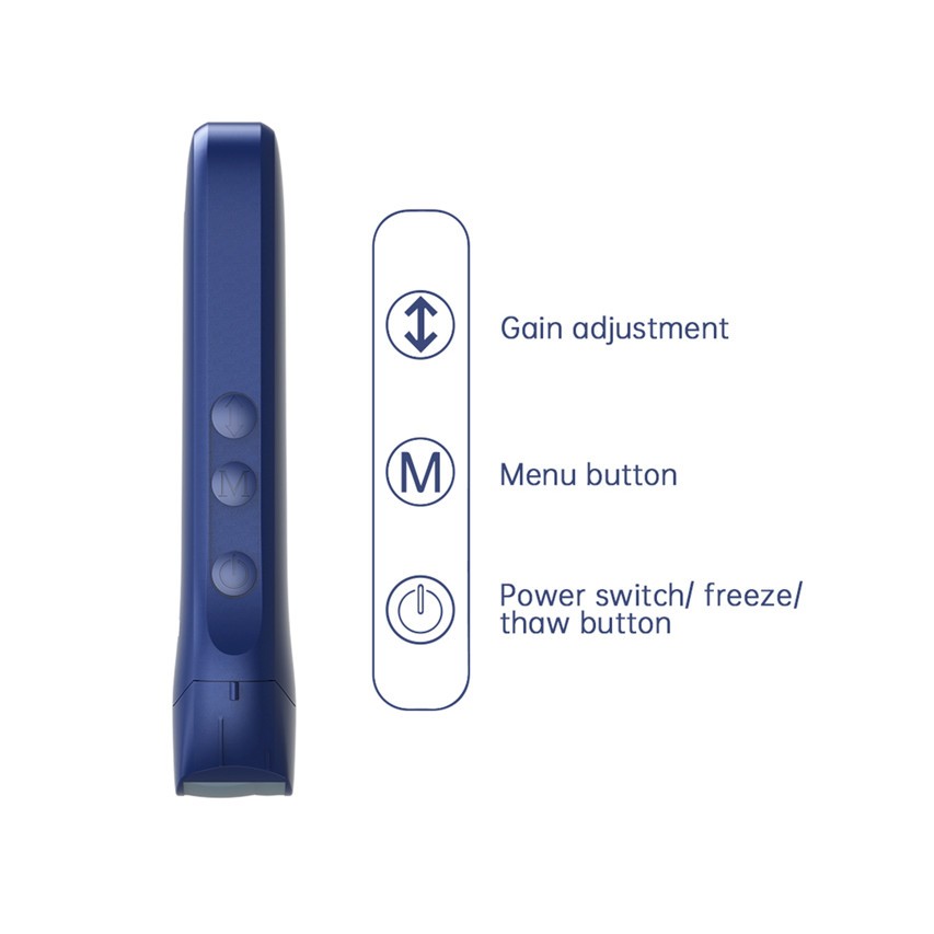 Ecografo Color-Doppler palmare VIATOM 3 in 1 con Sonda Convex, Lineare e Cardio