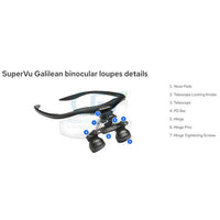 Occhialino binoculare RIESTER SUPERVU GALILEAN 3,0 X 420mm