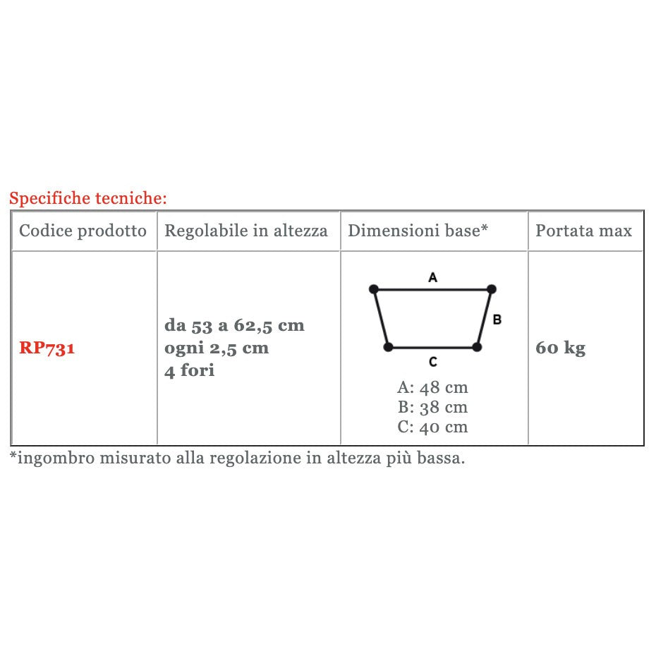Deambulatore pieghevole per bambini RP731