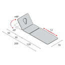 Lettino elettrico ad altezza variabile ADONE - Larghezza cm 70
