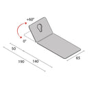 Lettino in legno ARES - Larghezza cm 65