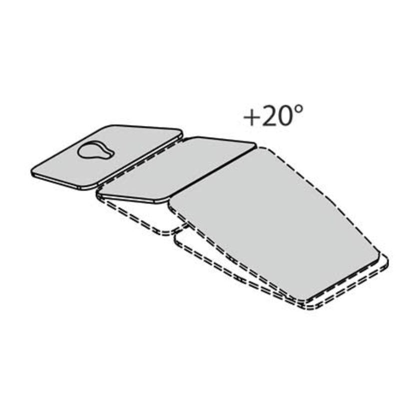 Lettino elettrico ad altezza variabile ATENA - Larghezza 80 cm