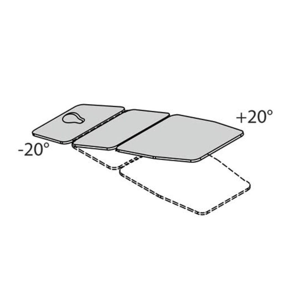 Lettino elettrico ad altezza variabile ATENA - Larghezza 80 cm