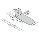 Lettino elettrico ad altezza variabile IRIS - Larghezza 65 cm
