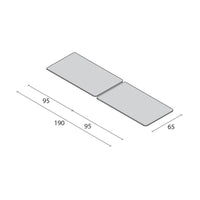 Lettino in legno pieghevole HYDRA