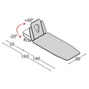 Lettino elettrico ad altezza variabile MINERVA - Larghezza 80 cm