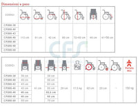 Carrozzina pieghevole ad Autospinta Trasformabile ARDEA One DUAL - CP200