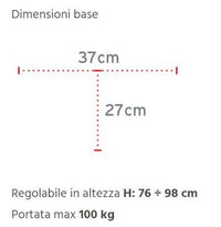 Tripode con appoggio brachiale BRIO RP719