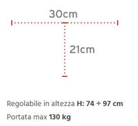 Tripode adulto con manico chiuso BRIO RP721