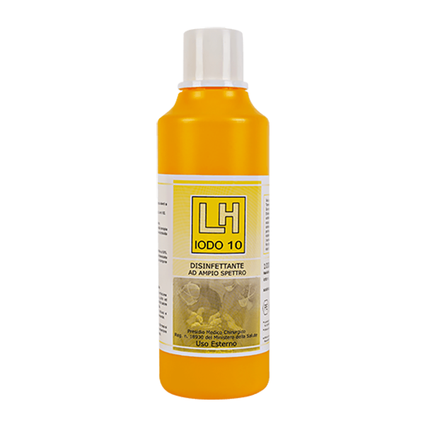 Disinfettante allo iodopovidone LH Iodio 10% - Flacone 125 ml