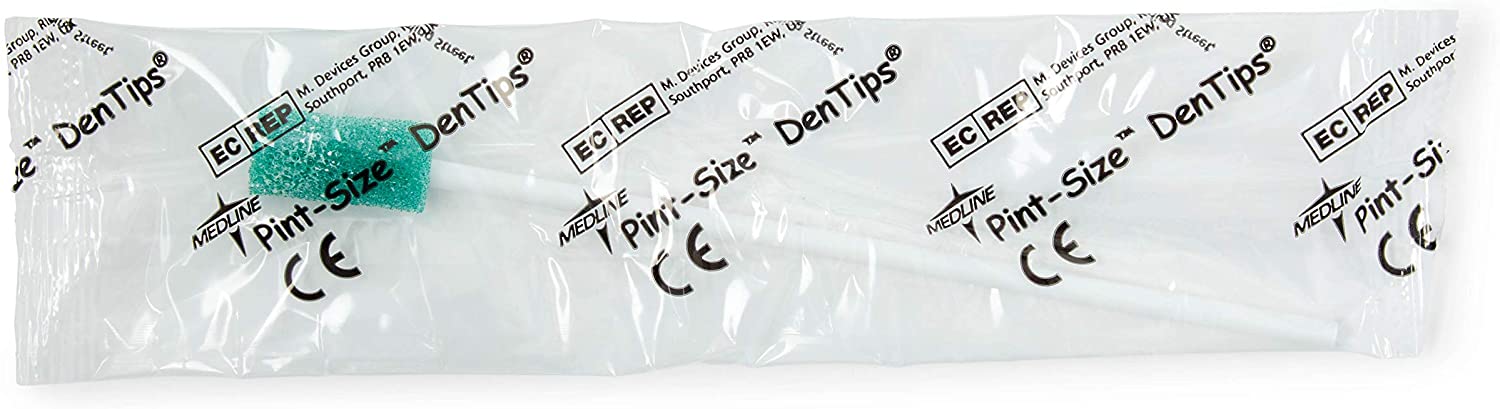 Spugnetta tampone per igiene orale DenTips - con dentifricio