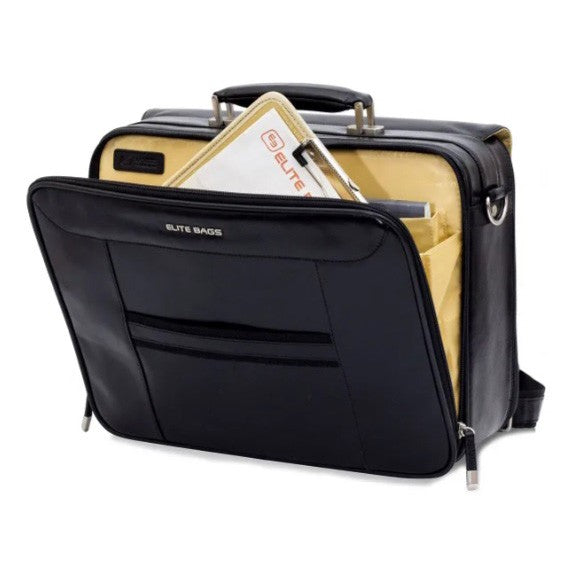 Borsa medico ELITE BAGS Doctor's - Pelle - Nera