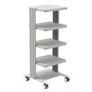Carrello in ABS EASY - 5 ripiani mm 360 x 400