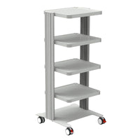 Carrello in ABS EASY - 5 ripiani mm 360 x 400