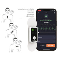 Ecg palmare Cardionica - 1 canale con AFIB e Bluetooth