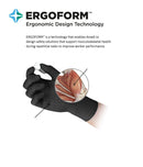 Guanti in nitrile senza polvere MICROFLEX Midknight Touch - Nero (conf.100 pz)