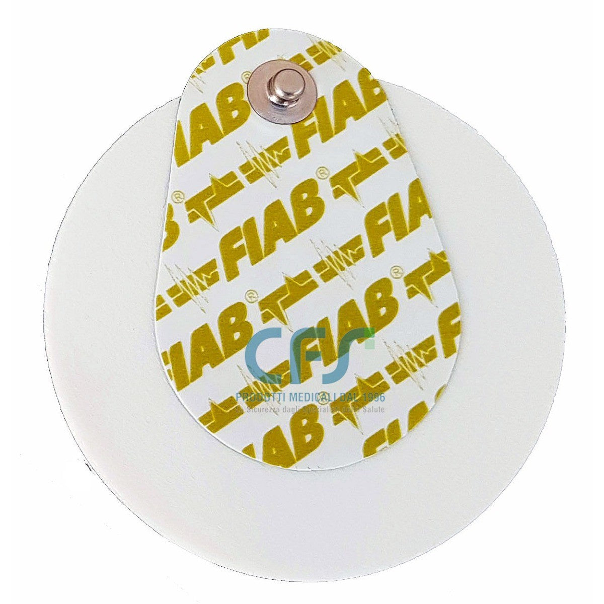 Elettrodi ECG in Foam adesivo F2017H - 60 mm con attacco decentrato (30 pz.)