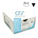 Sutura Ethicon Seta PERMA-HAND F2231 - 3-0, Ago 3/8 FS-2 mm 19 - Nero (Conf. 36 pz.)