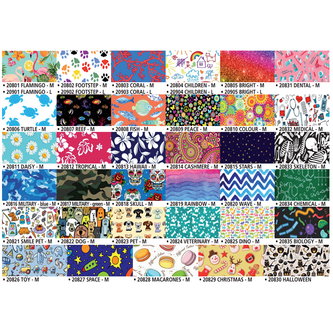 Cappellino chirurgico fantasia Militare verde - M