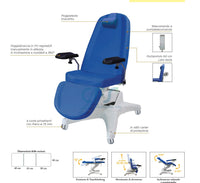 Poltrona multifunzione RUGY Prelievo PM140 - 3 sezioni e 4 Motori