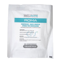 Compresse di garza cotone SECUSORB ROMA cm 10 x 10 - Sterile (bustina da 25 pz.)
