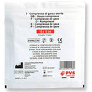 Compresse di garza cotone PVS 8 pieghe cm 10 x 10 Sterile